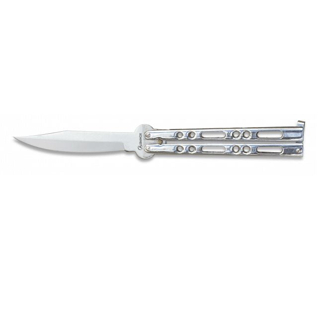 Navaja Abanico Zamak Classic Silver 10