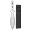 Kunai ou couteau de lancer 20 cm Argent