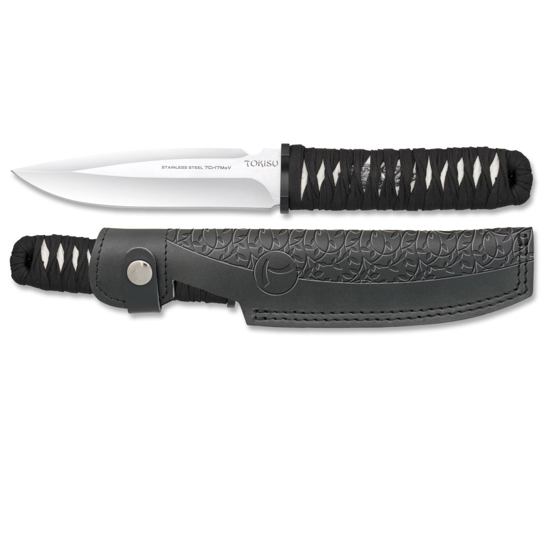 Couteau TOKISU avec étui en cuir. 6"