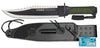 Cuchillo Táctico K25 Hoja mixta: 25 cm
