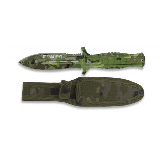 Couteau tactique camouflage WAPPAR RIVER