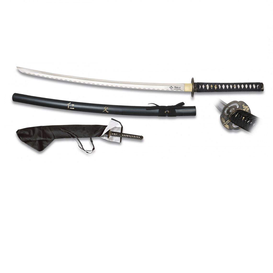 Acier trempé Minamoto no Yorimoto Katana