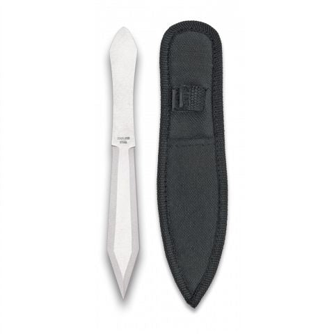 Kunai ou faca de arremesso 13 cm Prata