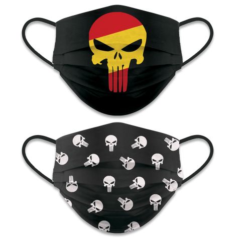 ESPANHA SKULL MÁSCARA REUTILIZÁVEL REVERSÍVEL