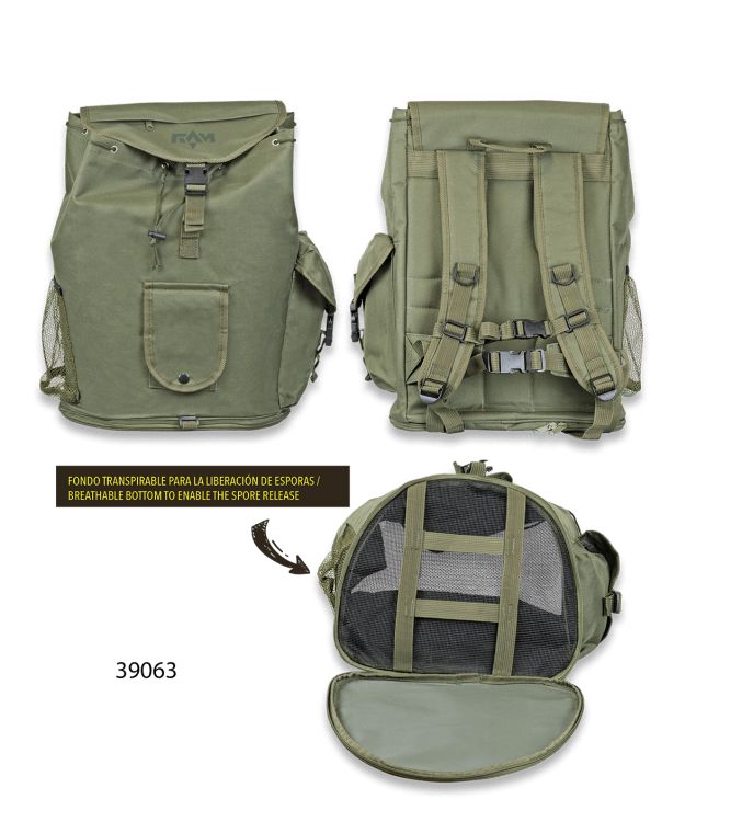 Mochila para recolección de setas Najavas de Trabajo ARTE y ACERO 