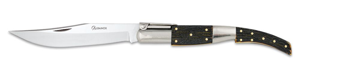 Navaja ÁRABE Nº3 con Carraca - Imitación Asta 13,7 cm ARTE y ACERO 