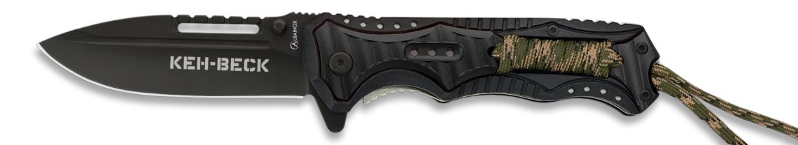 Navaja KEH-BECK camo negro 9cm