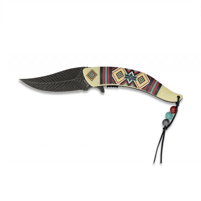 Navaja INDIAN asistida Hueso