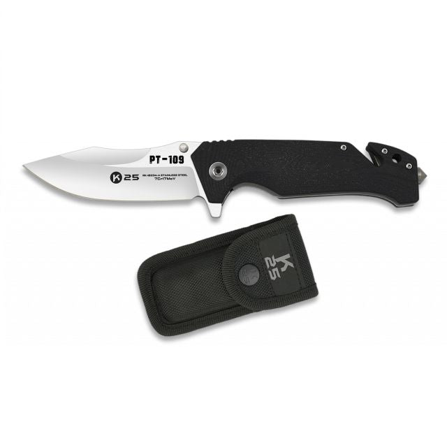 Navaja Táctica K25 G10 negra PT-109 Navajas Albainox 
