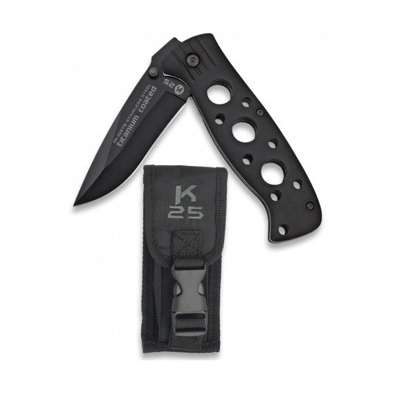 Couteau tactique K25 avec gaine. 9cm