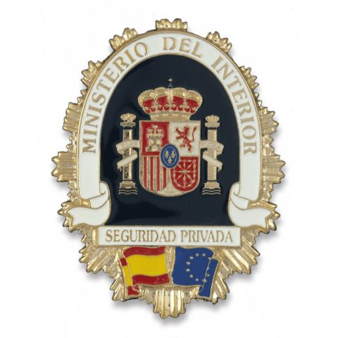 Plaque portefeuille SÉCURITÉ PRIVÉE