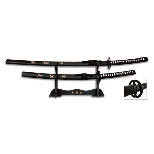 Set de Katana y wakizashi con soporte Toledo Imperial Ishida Mitsunari