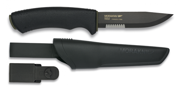 Cuchillo MORAKNIV  BUSHCRAFT BLACK SRT 10.9 cm