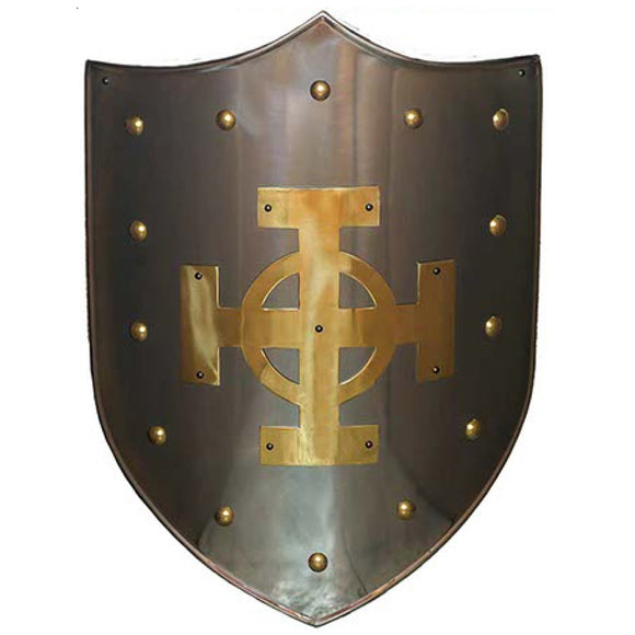 Escudo Cruz Cruz Celta Latón