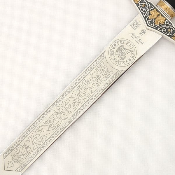 Espada Excálibur Oro y Plata