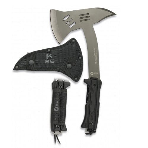 Hacha TACTICA K25 Rock HACHA ARTE y ACERO 