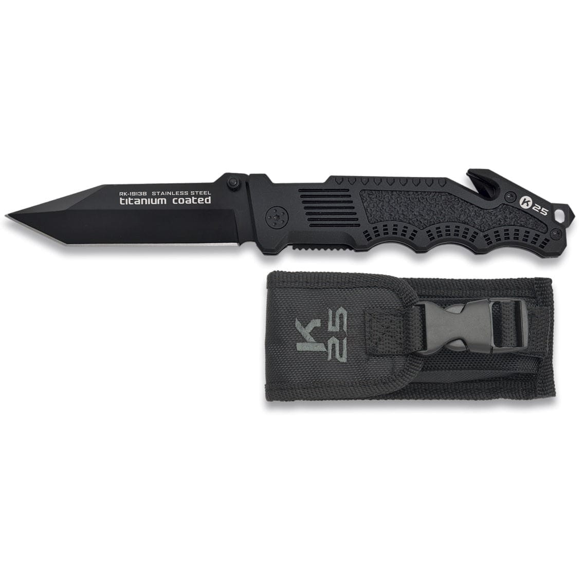 Navaja Táctica K25 KRYPTON NEGRA 2.0