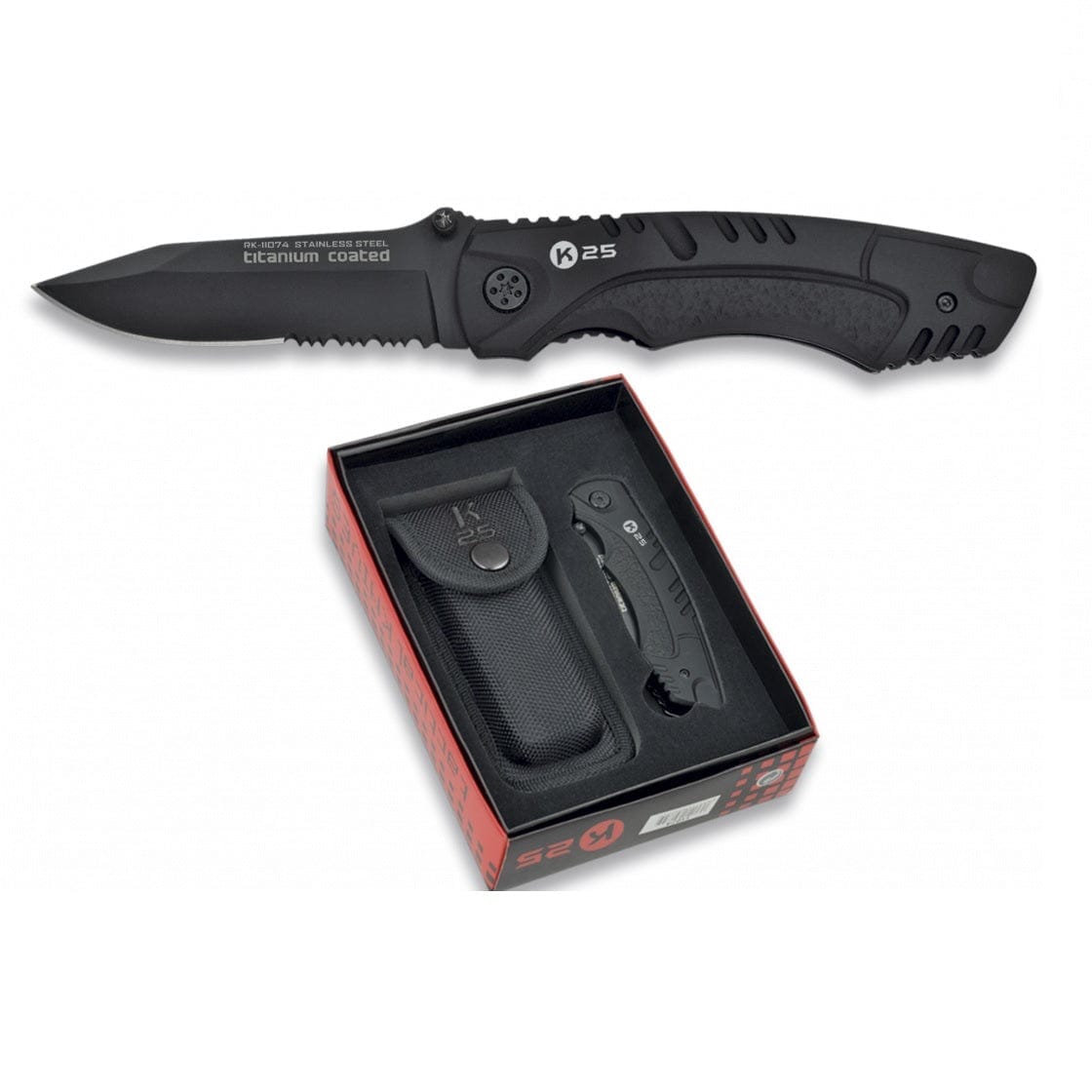 Navaja Táctica K25 KRYPTON NEGRA