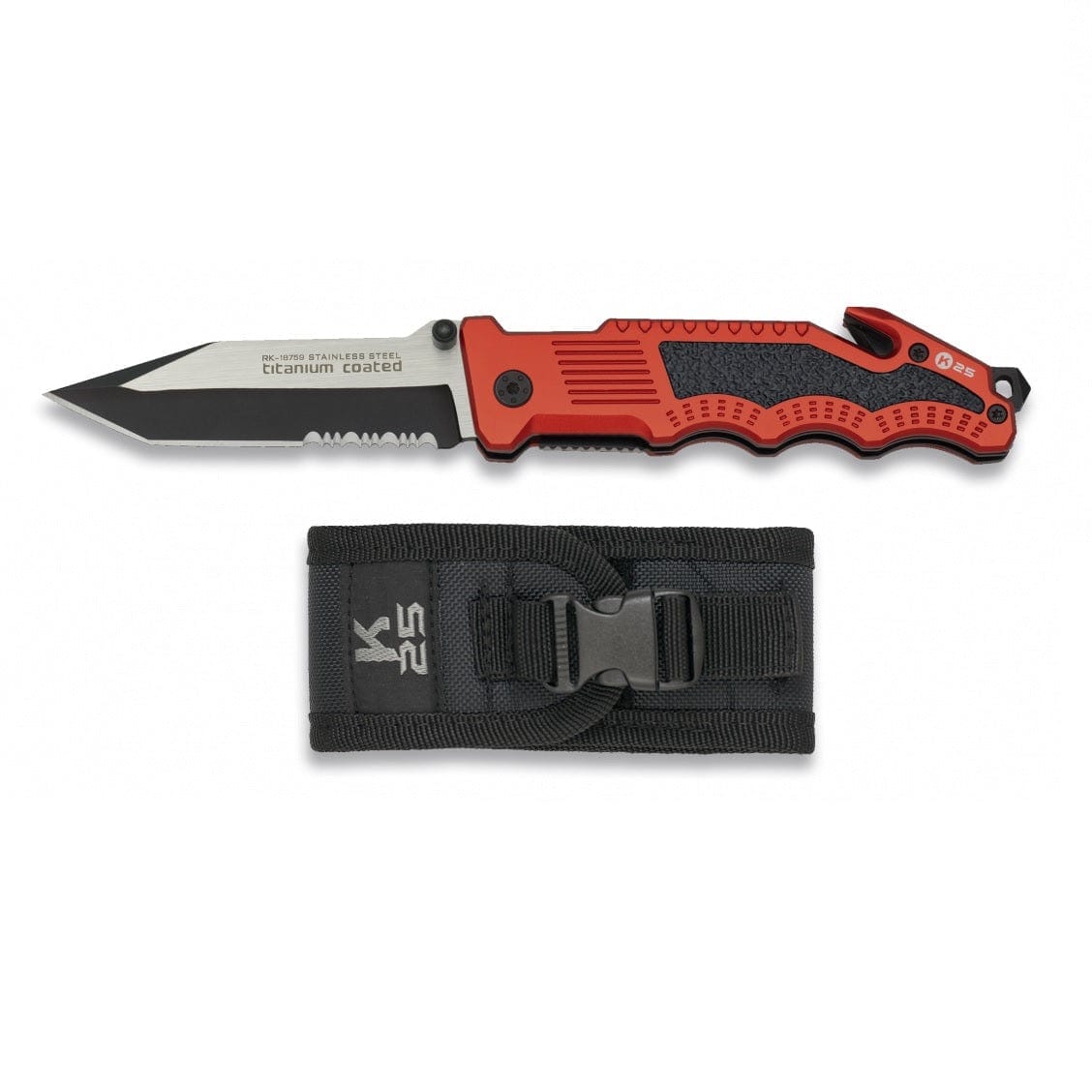 Navaja Táctica K25 KRYPTON ROJA 2.0