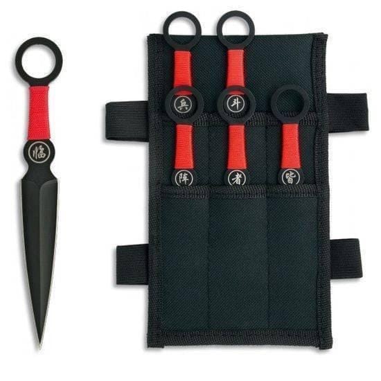 Set de 6 cuchillos lanzadores acordonados