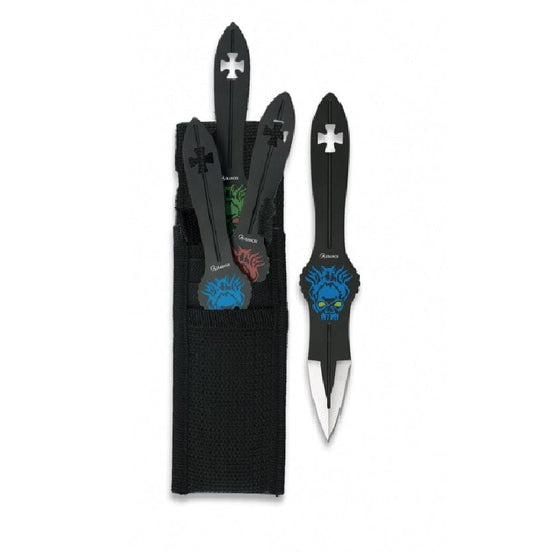 Set de 3 Kunais o Cuchillos Lanzadores DARKNESS