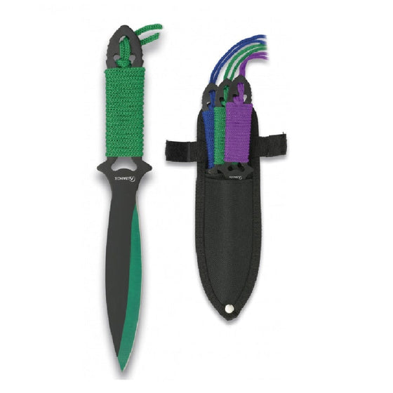 Set de 3 Kunais o Cuchillos Lanzadores HAWL
