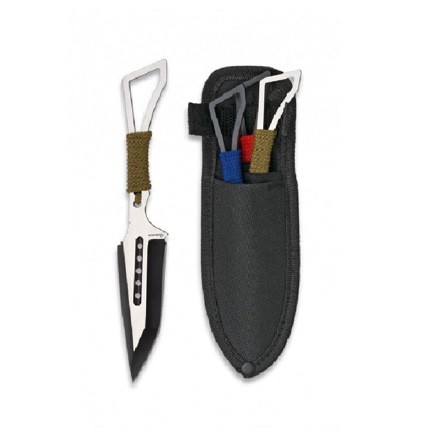 Set de 3 Kunais o Cuchillos Lanzadores NIGHT EDGE